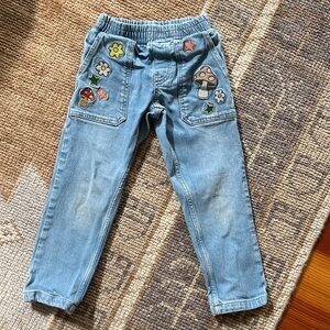 Mini Boden patched denim jeans size 5y